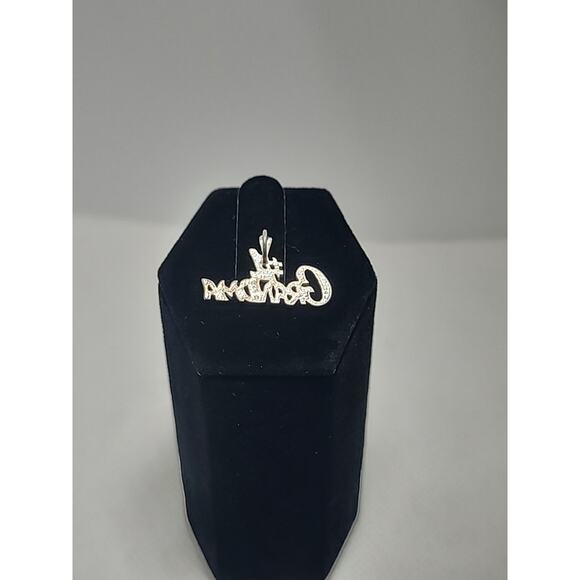 #1 Grandma 925 Sterling Pendant Charm Jewelry Diamond Cut - Picture 2 of 4